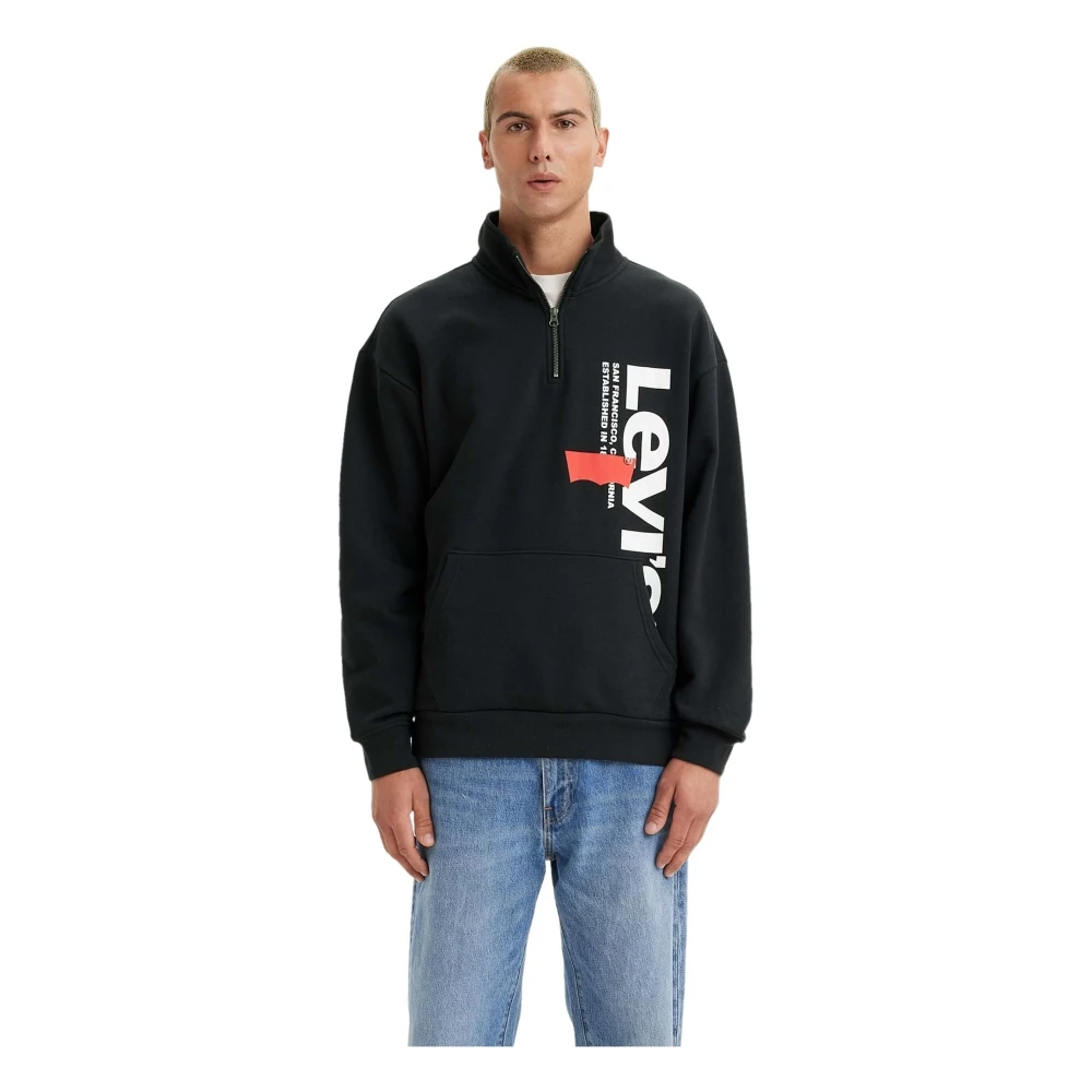 Levi's Rlxd Grafische Hoodie Black Heren