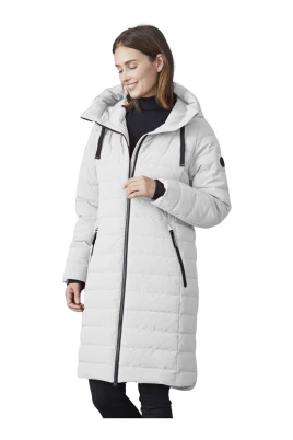 Quiltad Vintervit Jacka Kiki Modern Fit