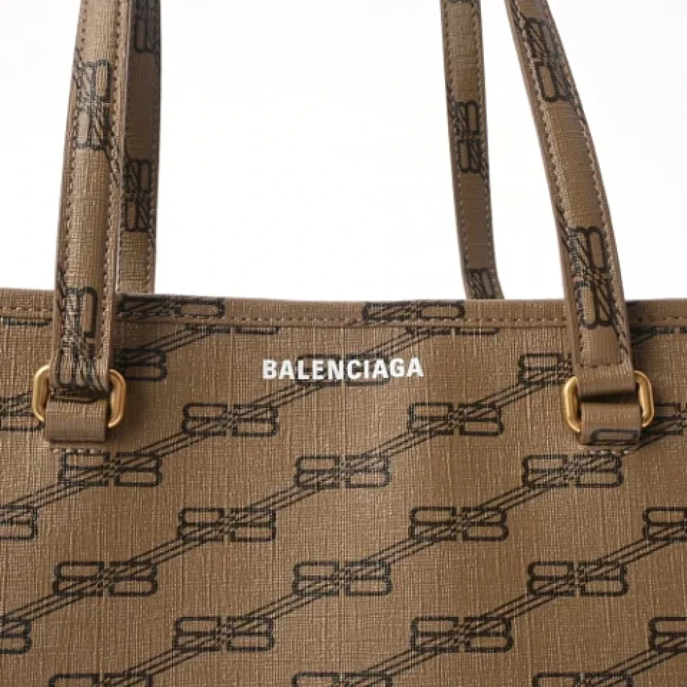 Balenciaga Vintage Pre-owned Plastic balenciaga-bags Brown Dames