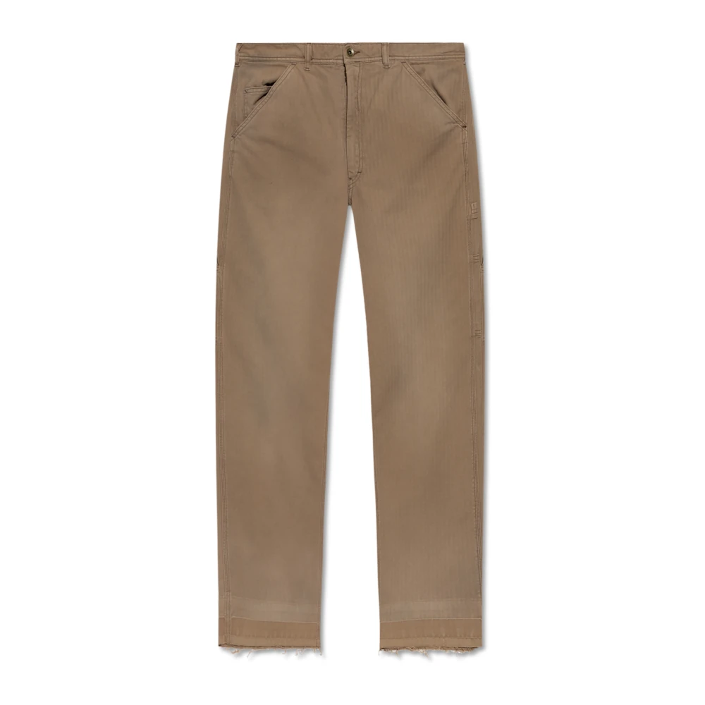Maison Margiela Men's Beige Cargo Trousers