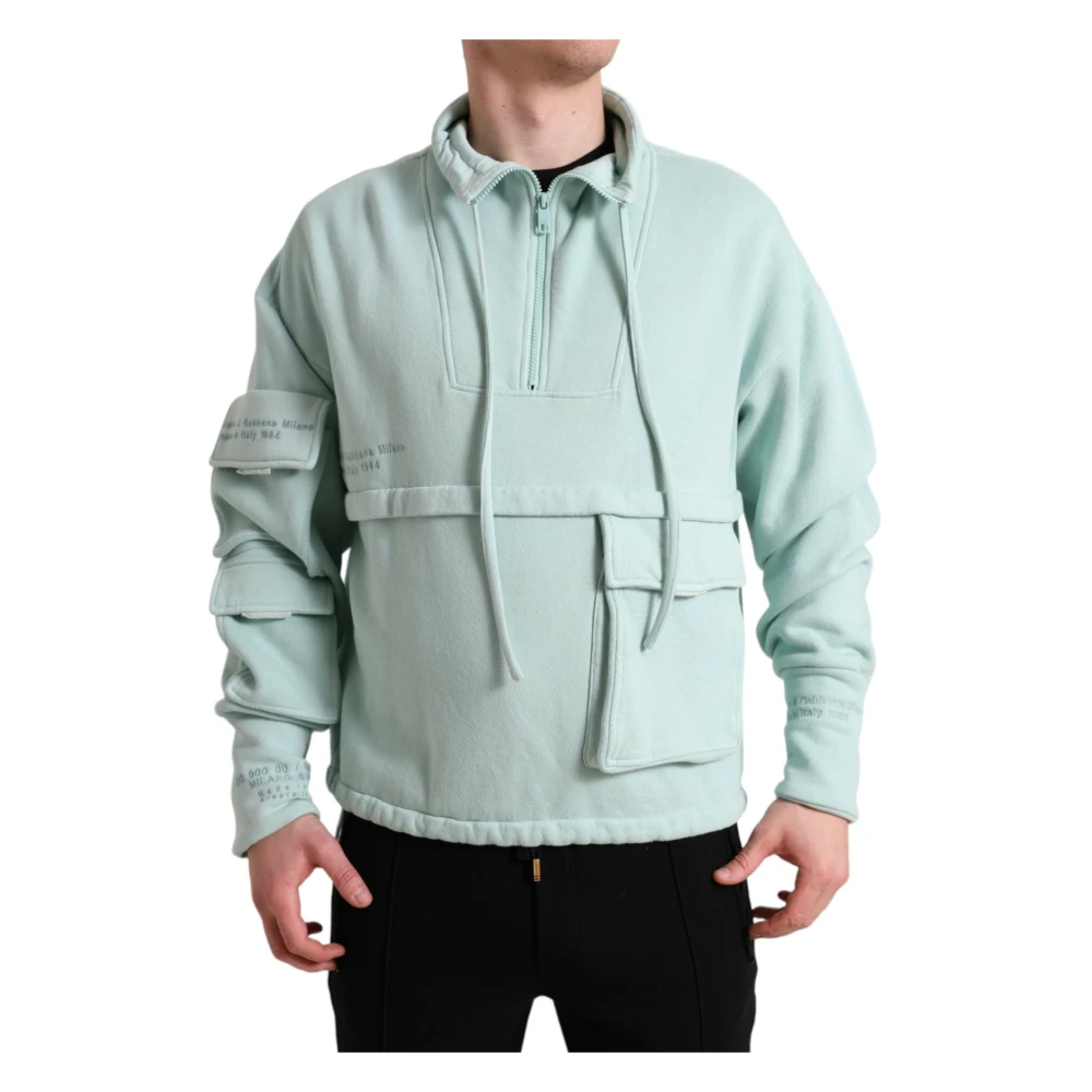 Dolce & Gabbana Mintgroene Hoodie Green Heren
