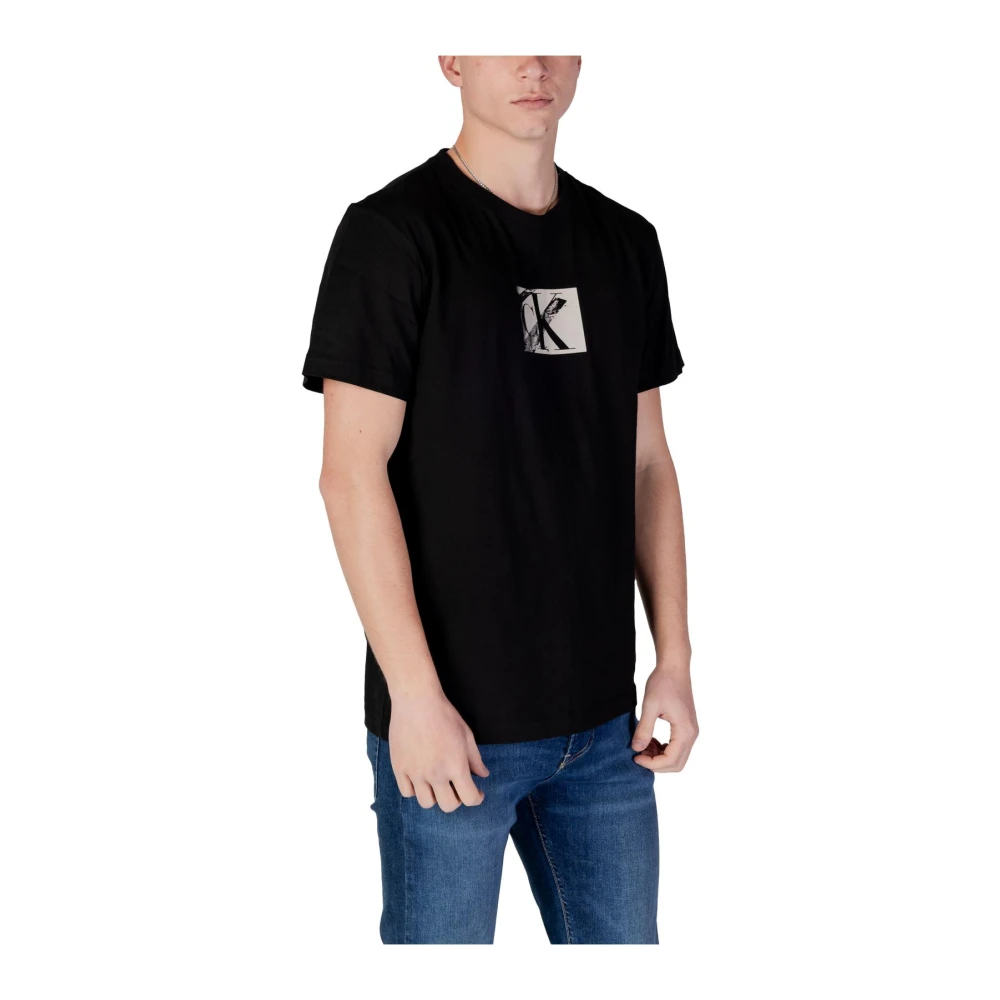 Calvin Klein Jeans Katoenen Ronde Hals Ondergoed Black Heren