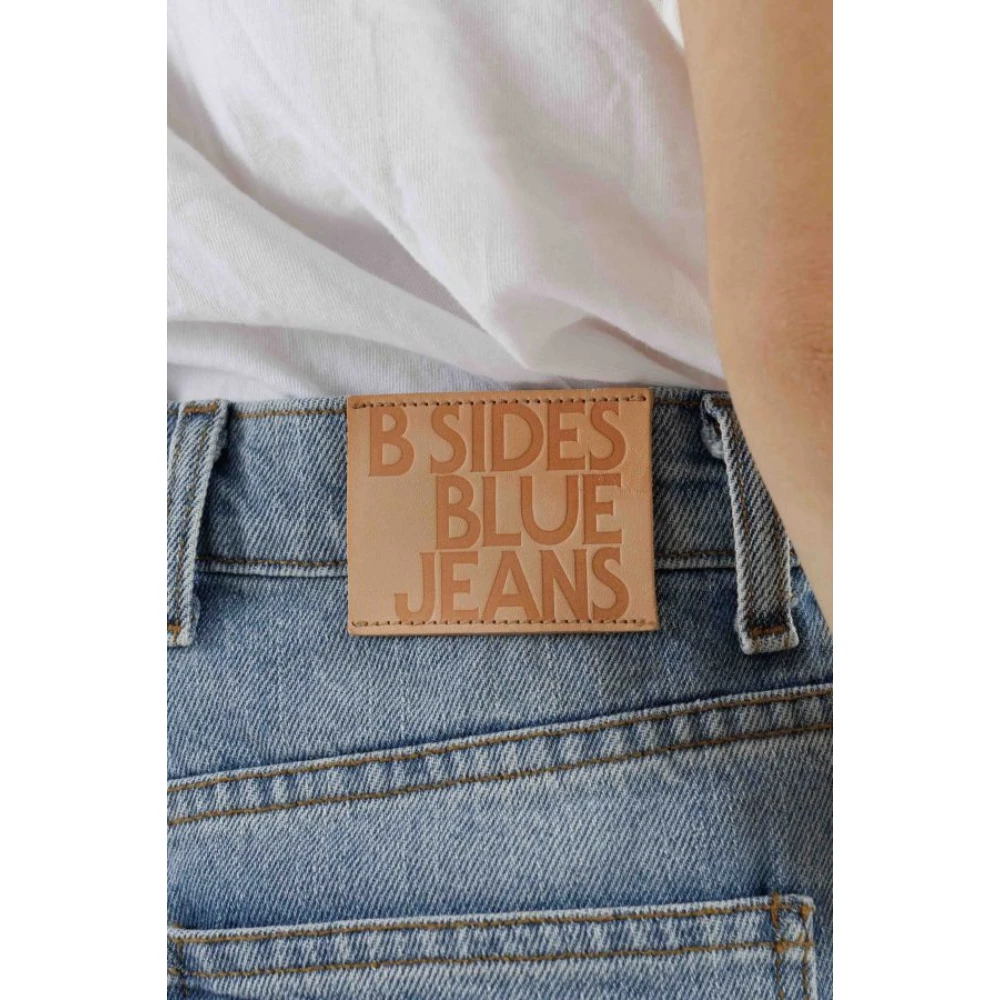 B Sides Vintage Straight Fit Jeans Blue Dames