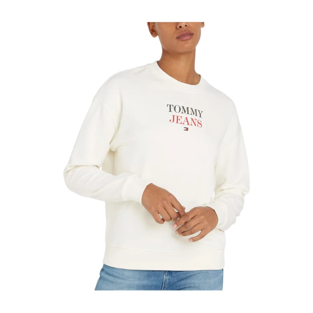 Tommy Hilfiger Boxy Essential Sweatshirt Beige Dames