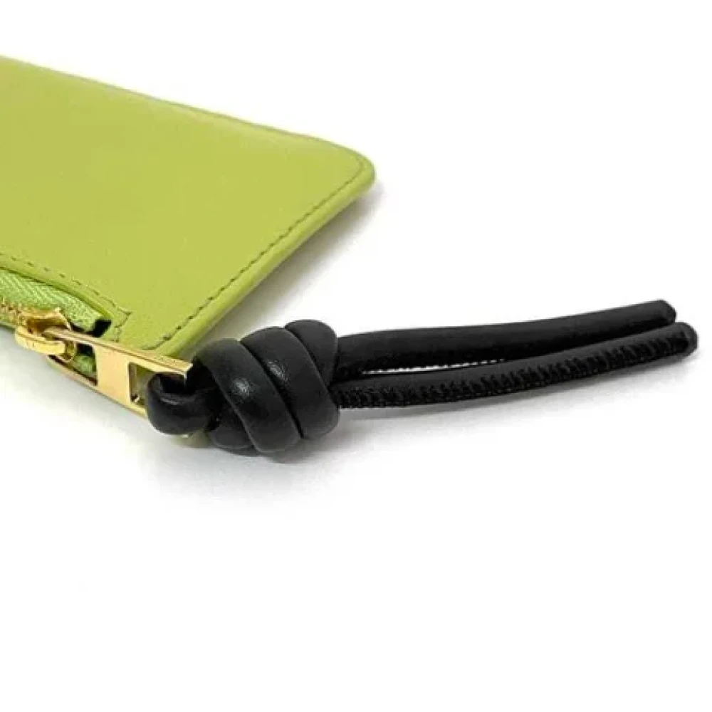 Loewe Pre-owned Leather wallets Green Dames