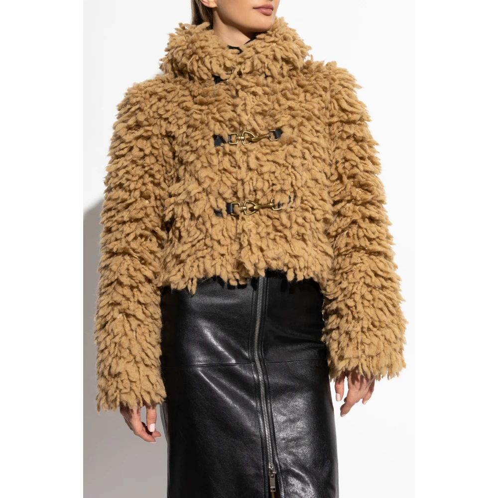 Burberry Wollen jas Brown Dames