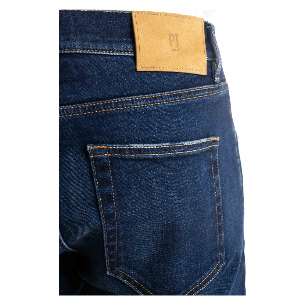 PT Torino Cashmere Regular Fit Denim Jeans Blue Heren