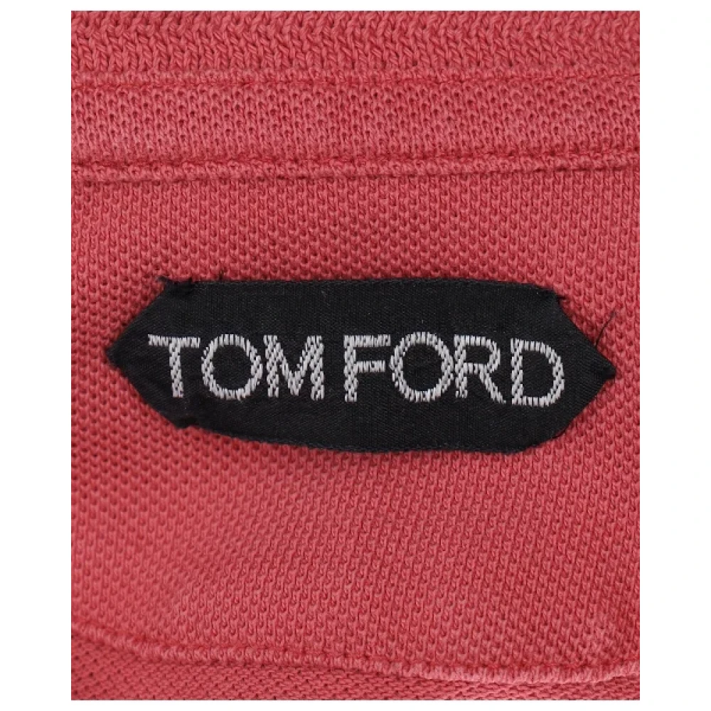 Tom Ford Pre-owned Cotton tops Orange Heren