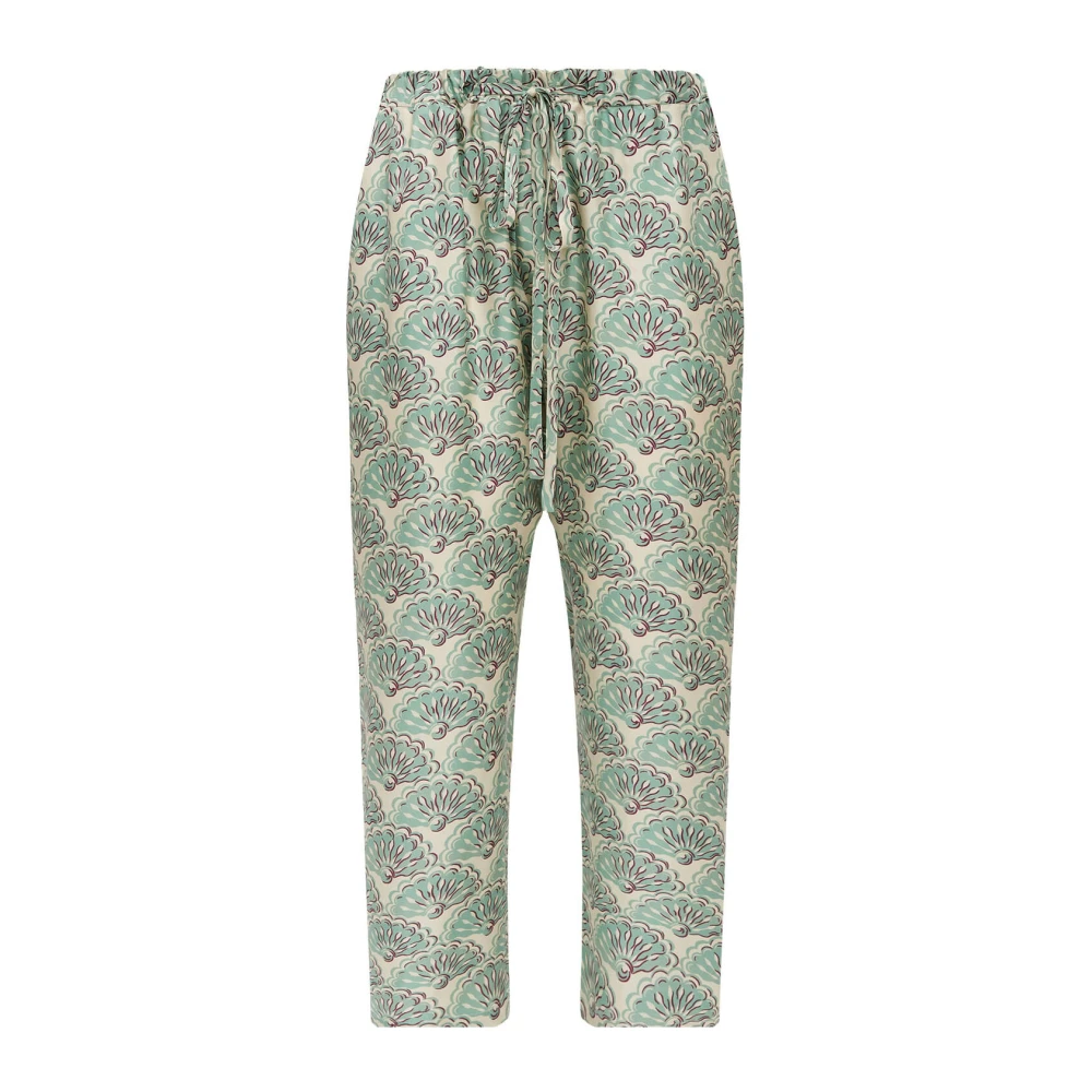 La DoubleJ Broek met trekkoord Green Dames