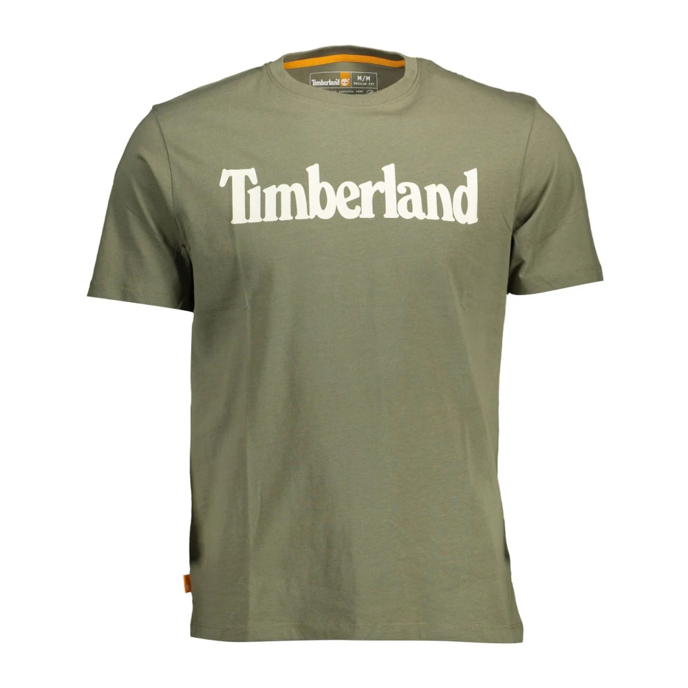 Timberland Stijlvol Groen Katoenen T-shirt Green Heren