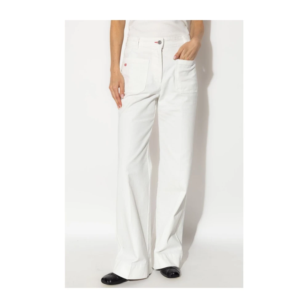 Victoria Beckham Witte Jeans voor Vrouwen Elegante Stijl White Dames