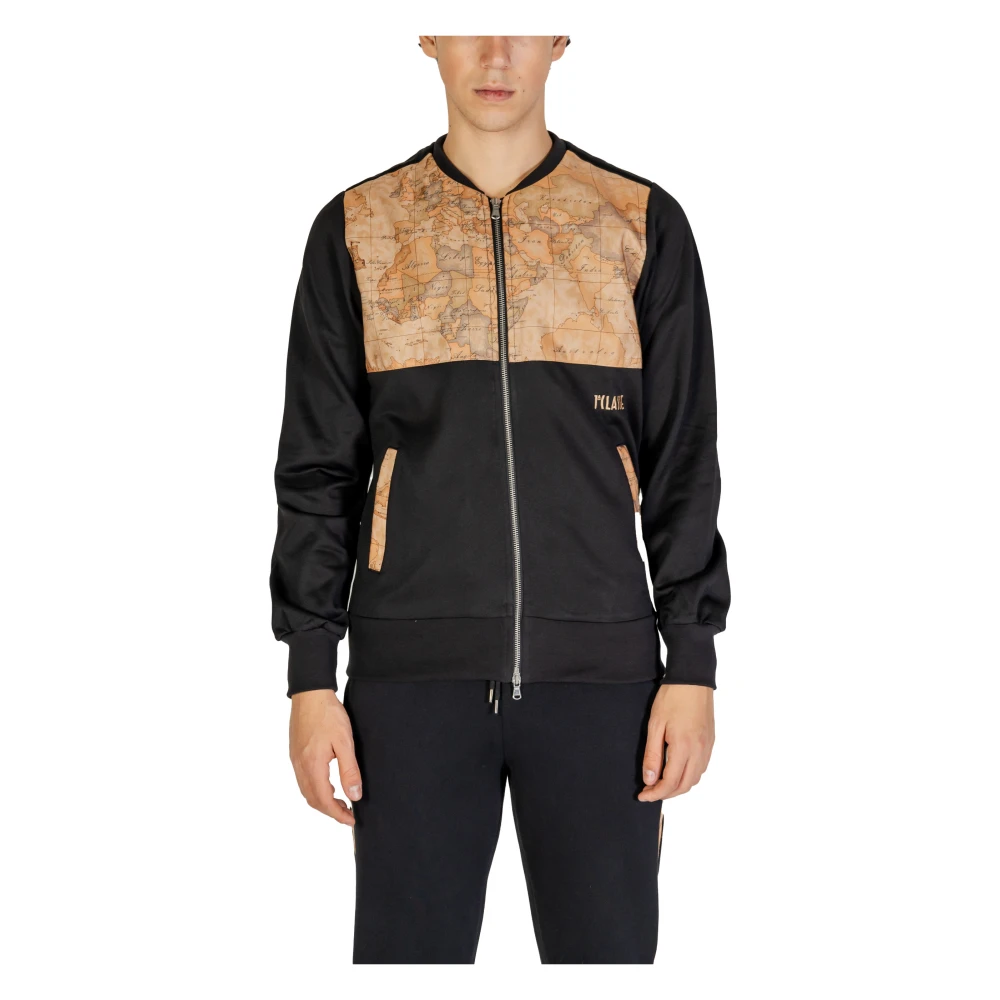 Alviero Martini 1a Classe Heren Sweatshirt Herfst Winter Collectie Black Heren