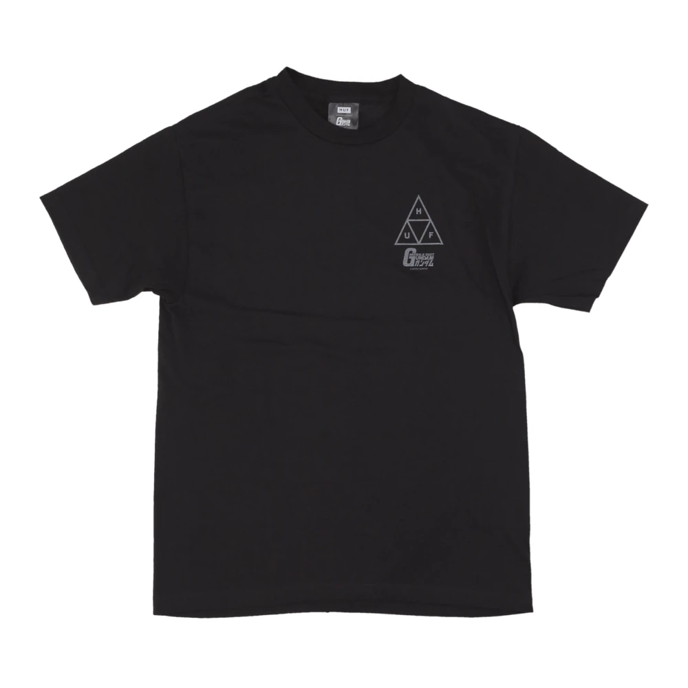 HUF Gundam Triple Triangle Zwart T-shirt Black Heren