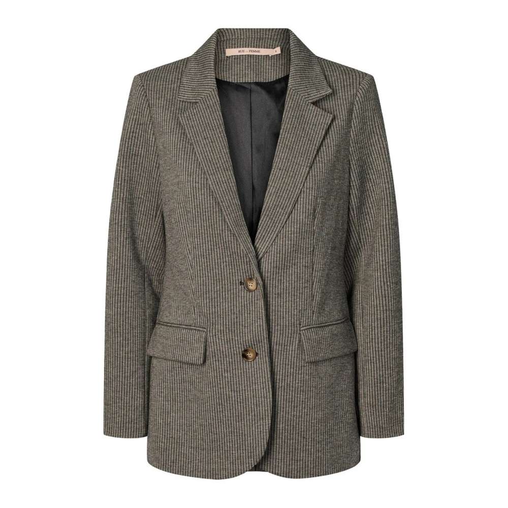 RUE de Femme Elegante Blazer Jas Oester Grijs Gray Dames