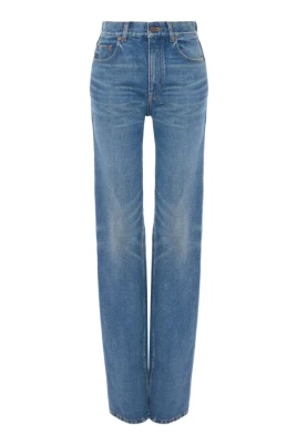 Straight Jeans i denim
