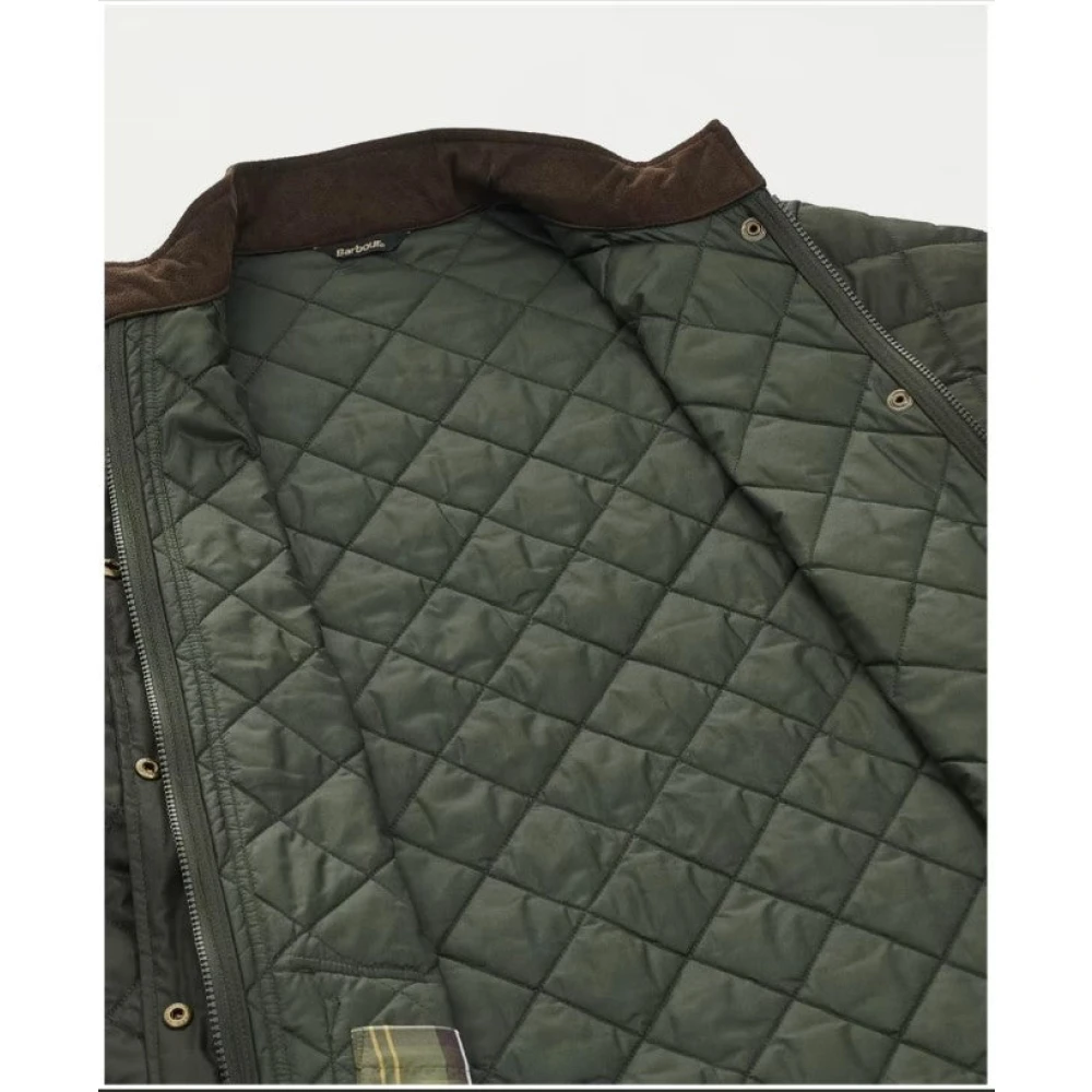 Barbour Heren Lowerdale Gewatteerde Jas Green Heren