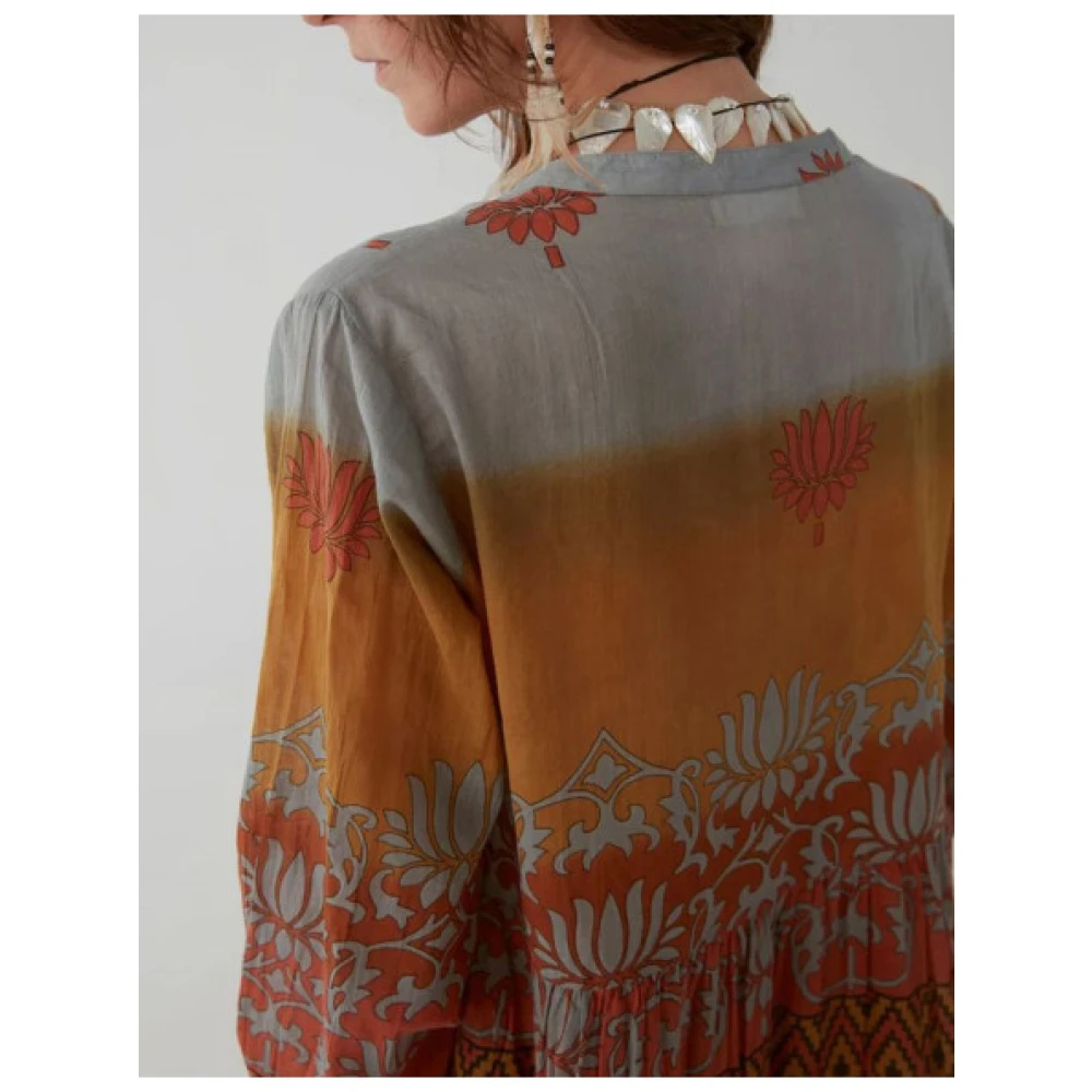 Maison Hotel Bloemen Didi Katoenen Jurk Multicolor Dames