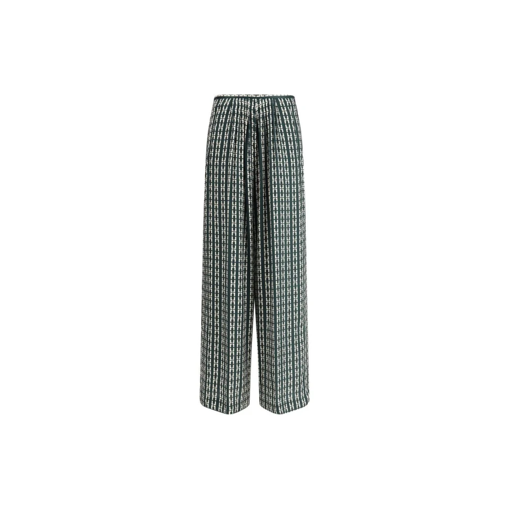 Forte Groene Broek Verhoog Garderobe Stijlvolle Uitjes Green Dames