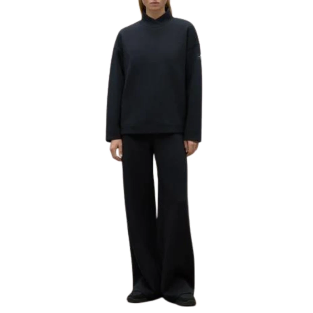 Ecoalf Zwarte sweatshirt voor vrouwen Black Dames