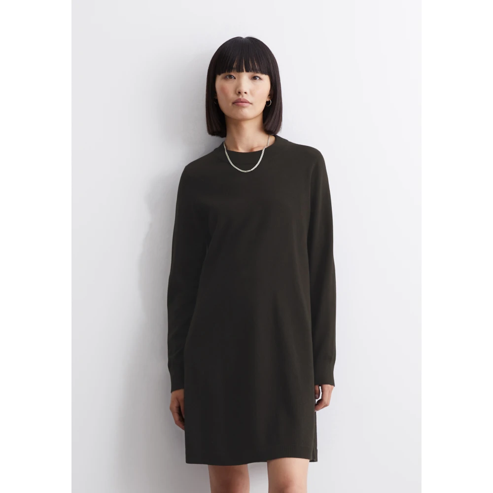 Marc O'Polo Gebreide jurk regular Black Dames