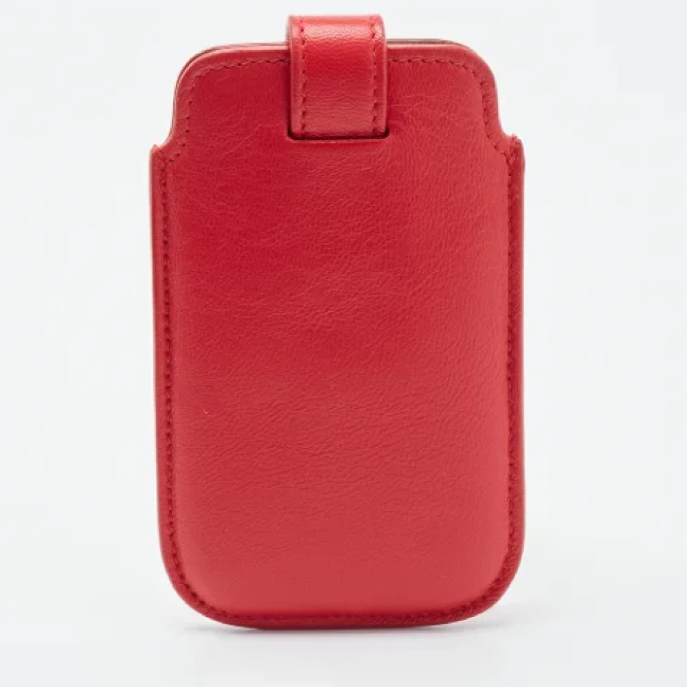 Alexander McQueen Pre-owned Leather home-office Red Dames