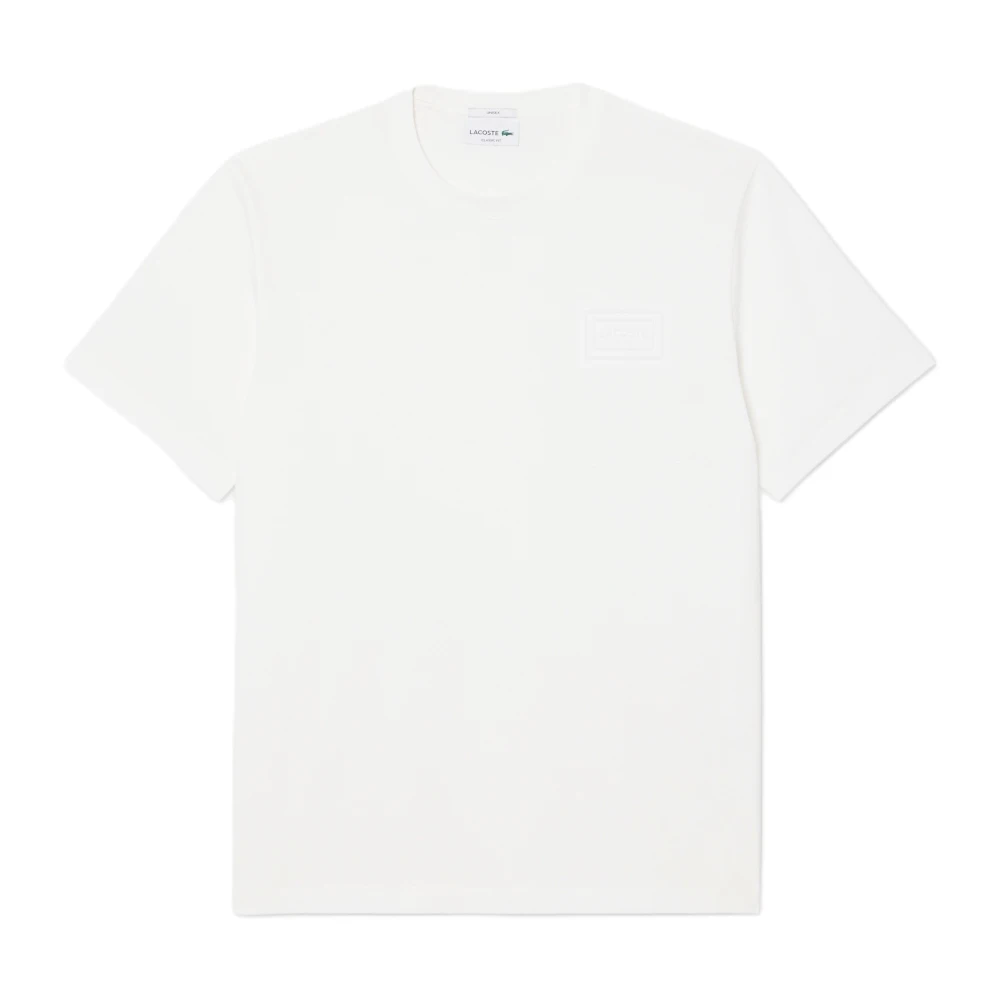 Lacoste Men's White T-Shirts And Polos - T-Shirts - S - Tops
