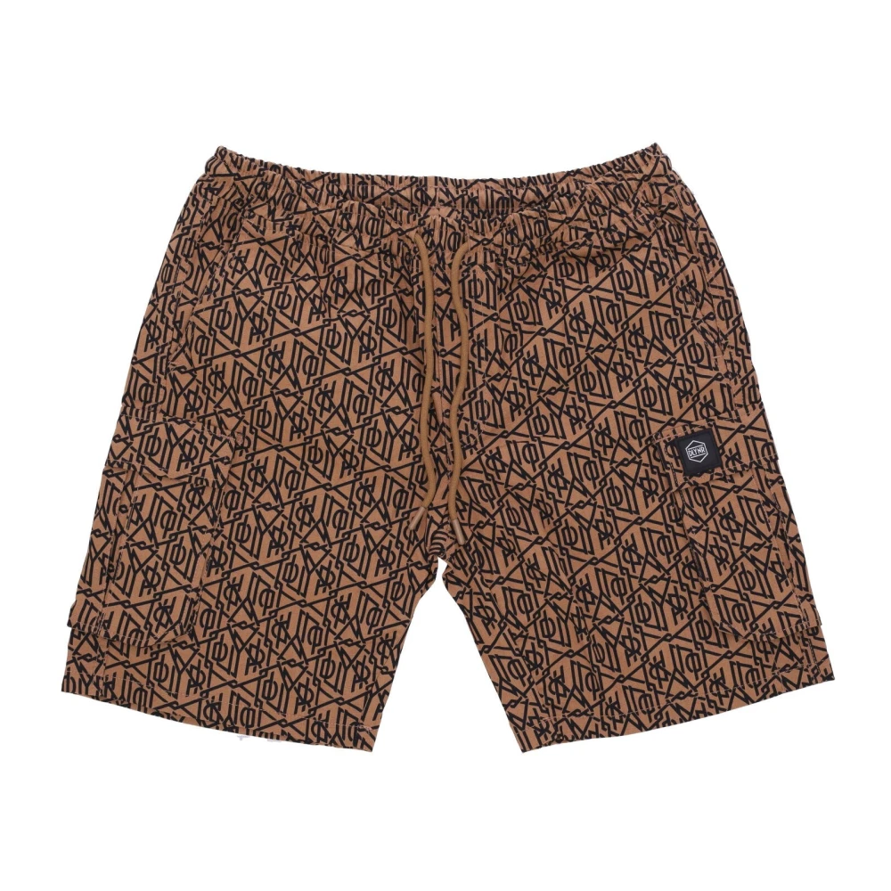 Dolly Noire Cargo Easyshorts Beige Heren