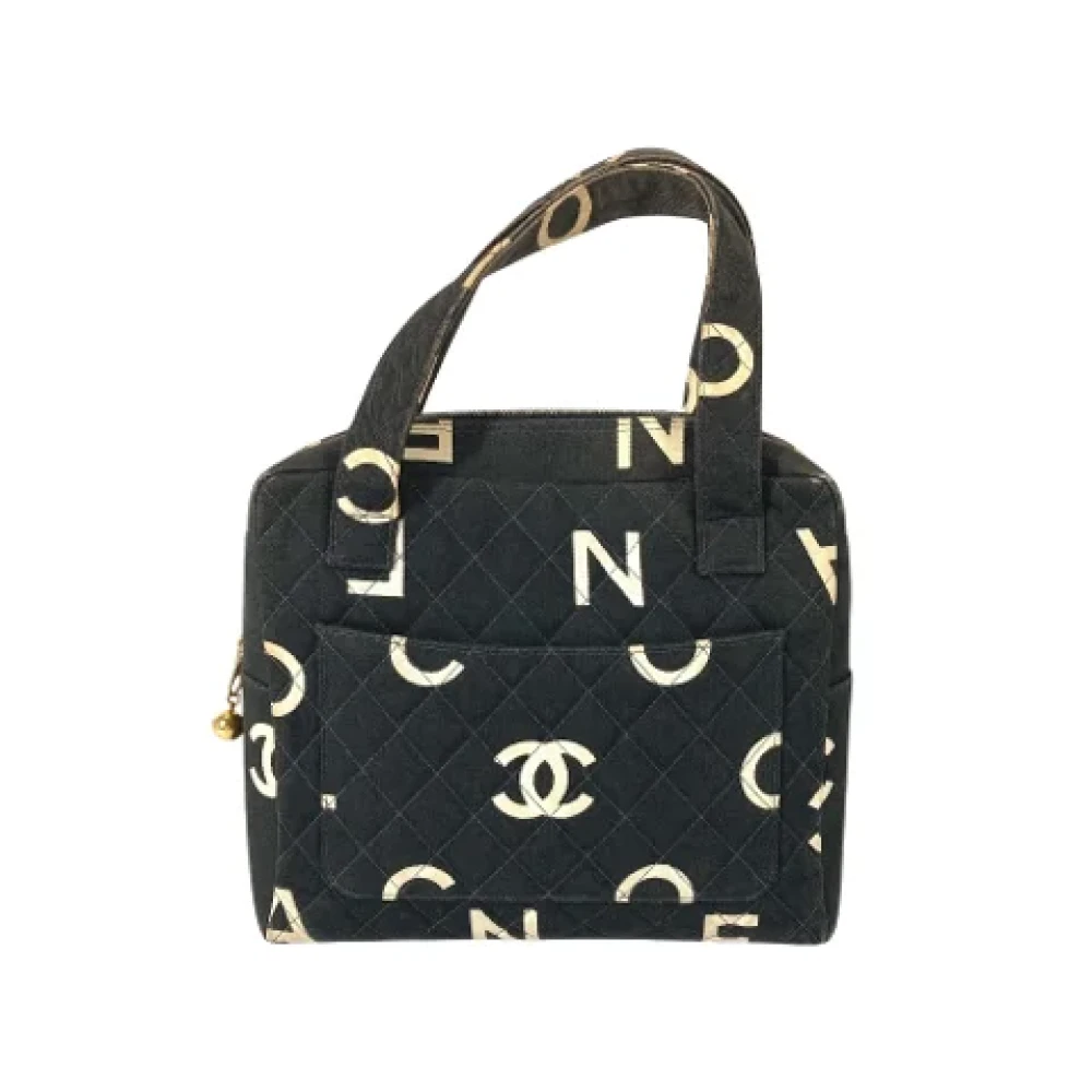Chanel Vintage Pre-owned Fabric chanel-bags Black Dames