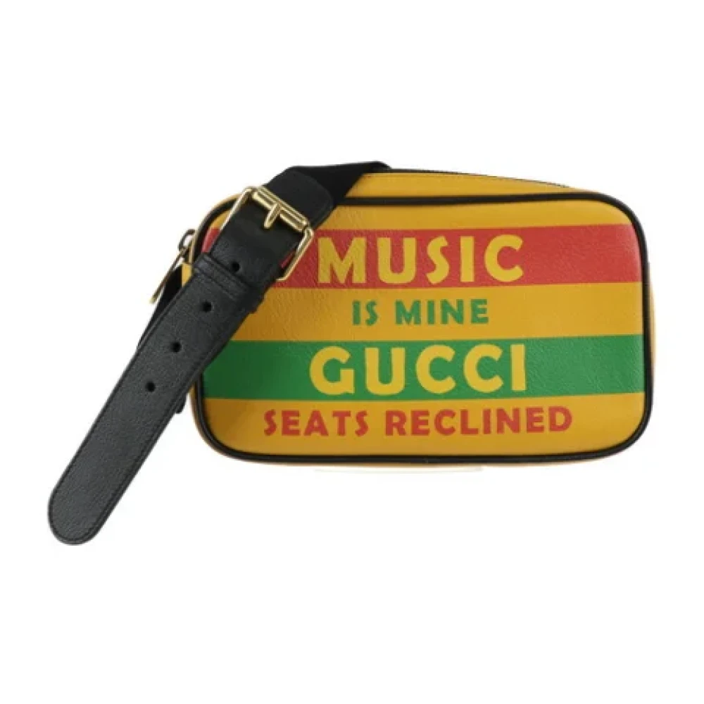 Gucci Vintage Pre-owned Leather crossbody-bags Multicolor Dames
