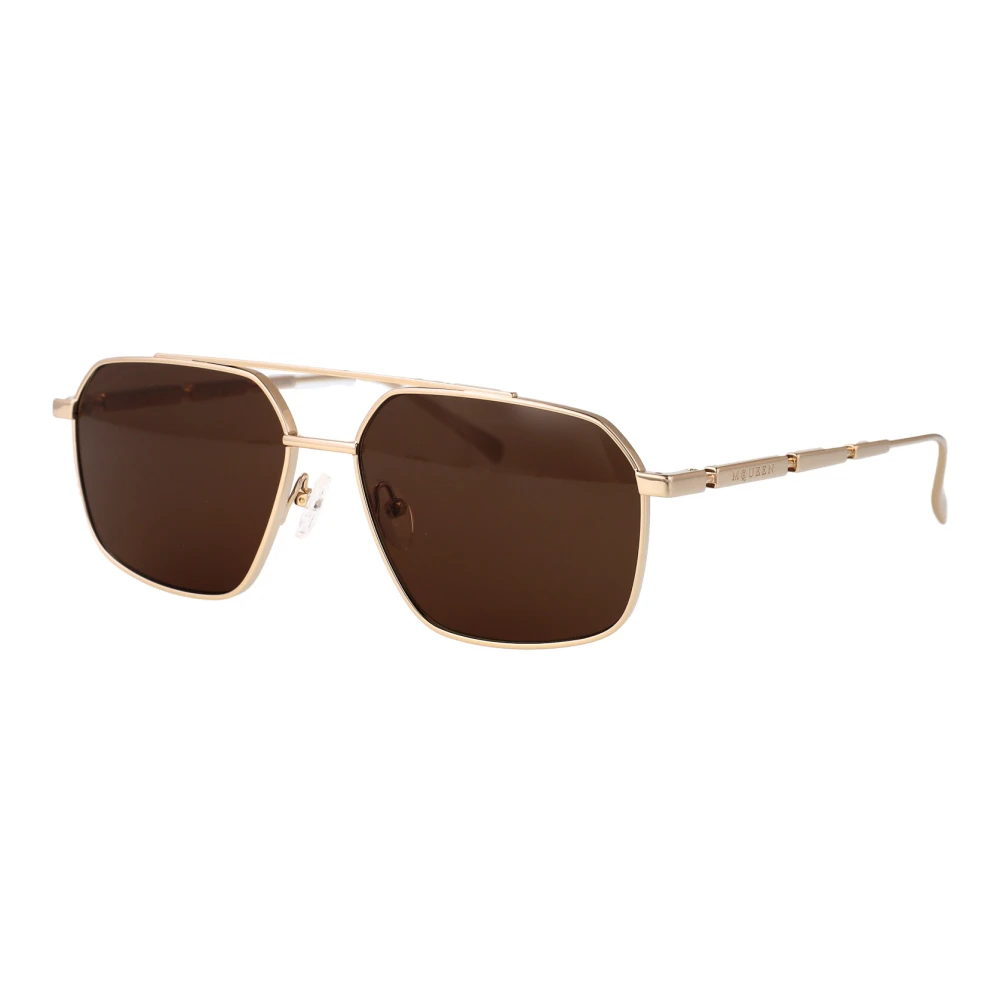 Alexander Mcqueen Men's Yellow Sunglasses, 59 Mm, Stylish Sunglasses Am0477s