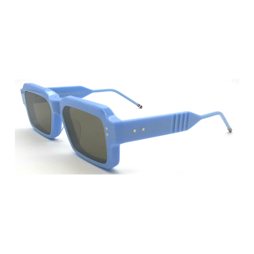Thom Browne Unisex Blue Sunglasses, 56 Mm, Black Leather Wallet