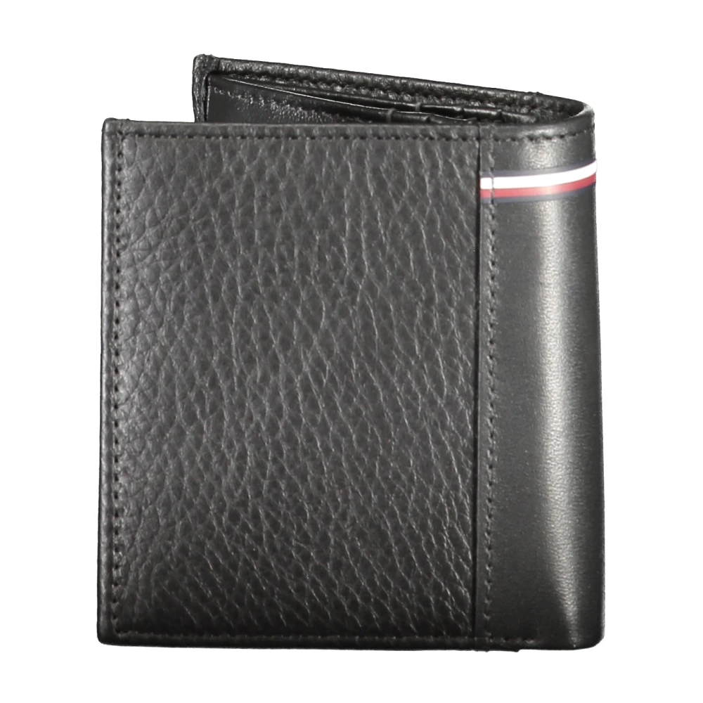 Tommy Hilfiger Heren Portemonnee Zwart Contrast Logo Black Heren