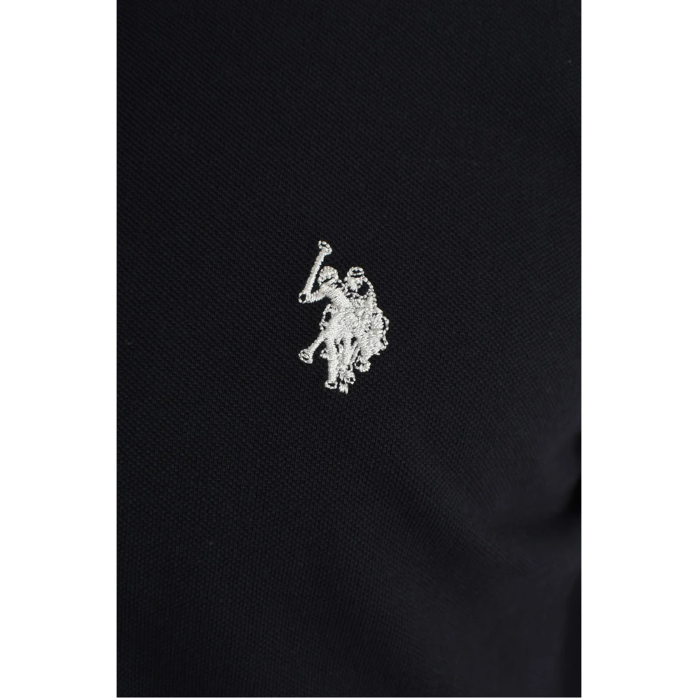 U.s. Polo Assn. Zwarte King Polo Shirt Black Heren