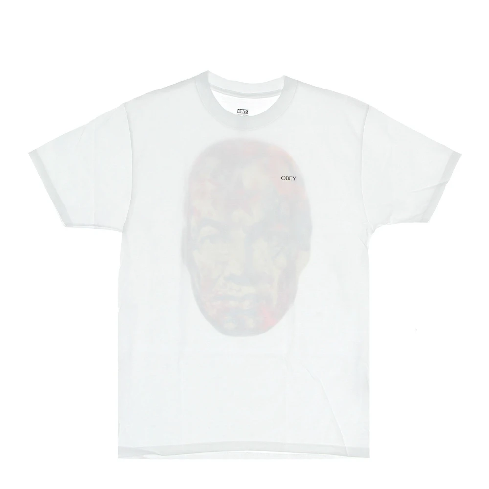 Obey Klassiek T-shirt Wit Ronde Hals White Heren