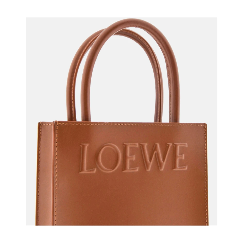 Loewe Mini A5 Tote in Kameel Brown Dames
