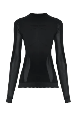 Topp med transparenta partier