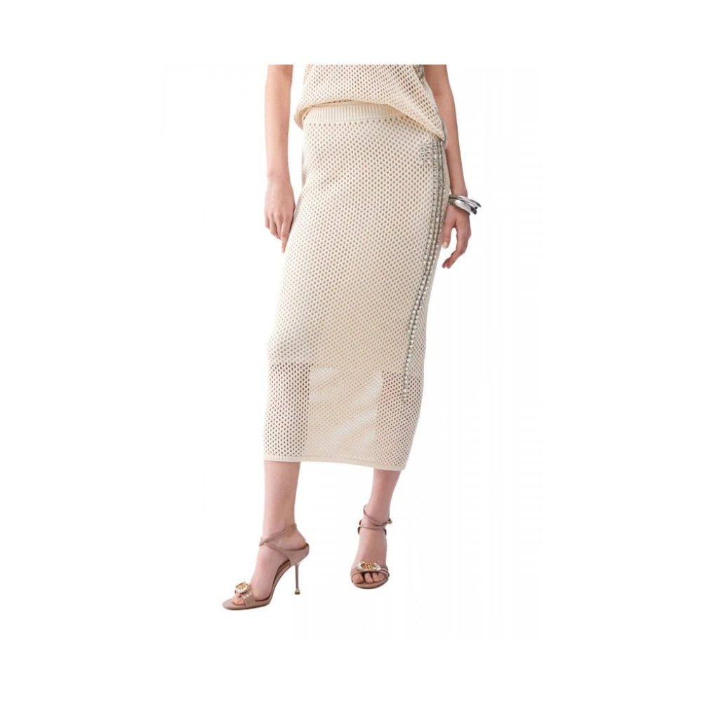 Liu Jo Mujer Beige Faldas, Talla: M