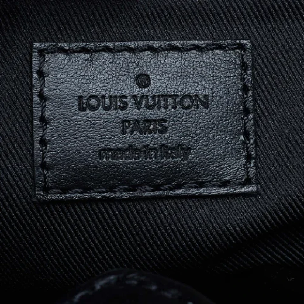 Louis Vuitton Vintage Pre-owned Coated canvas totes Black Heren