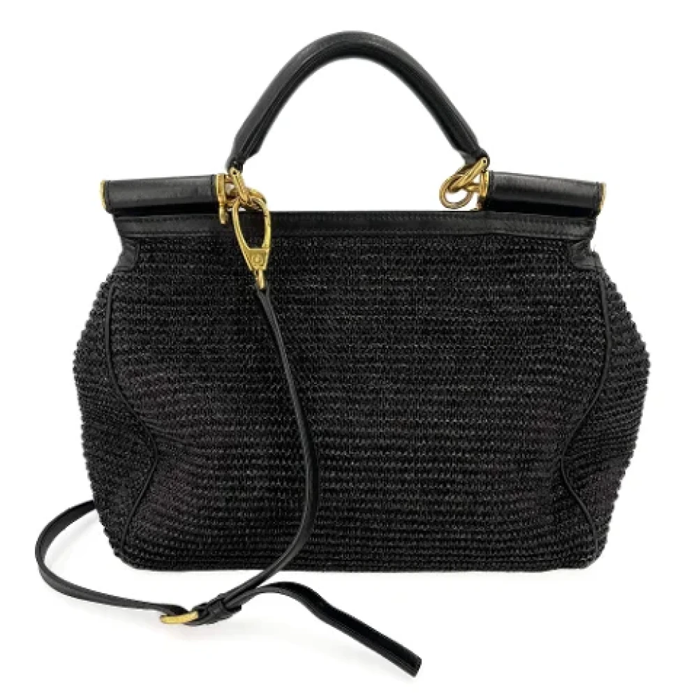 Dolce & Gabbana Pre-owned Fabric handbags Black Dames