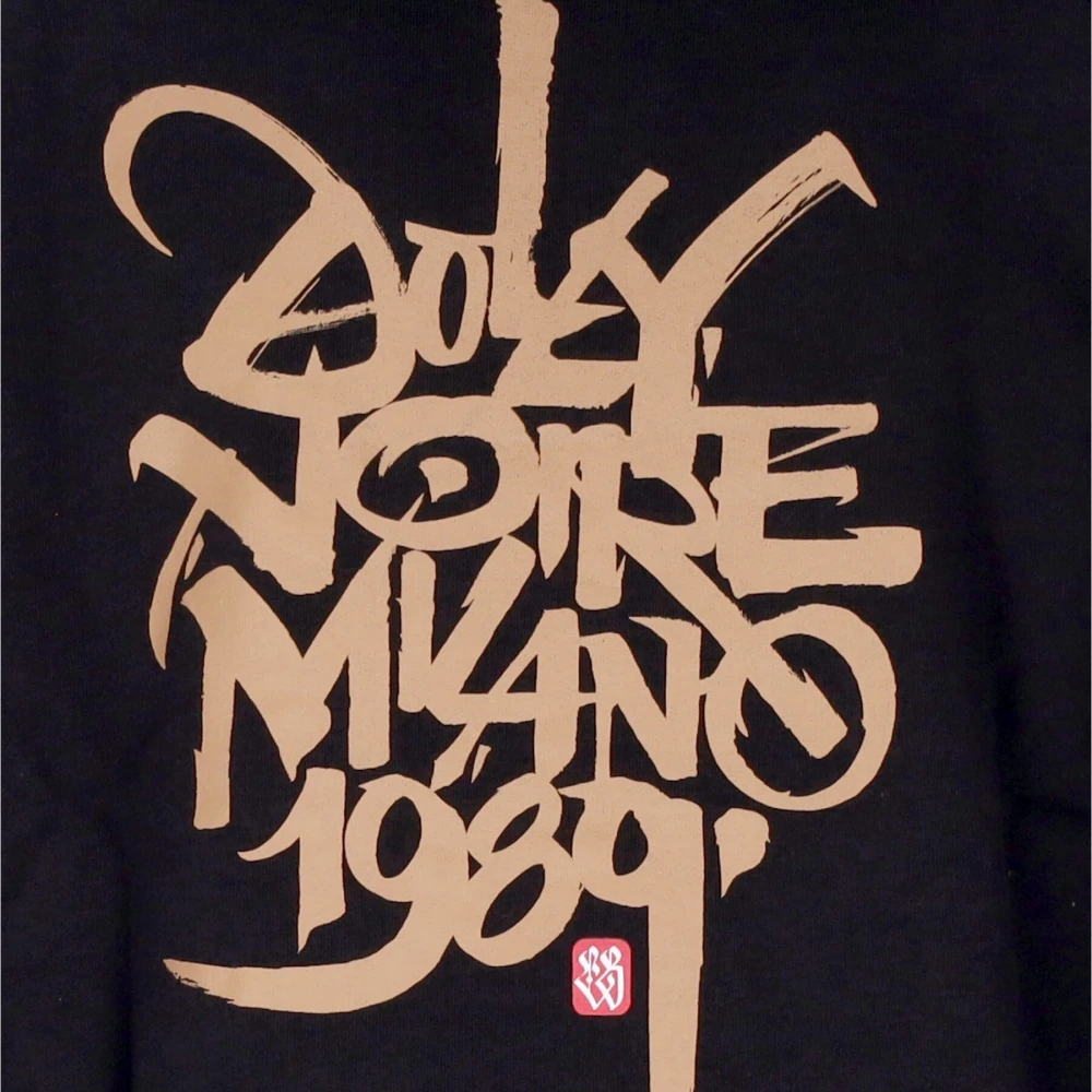 Dolly Noire Barcelona hoodie met lange mouwen sweatshirt Black Heren