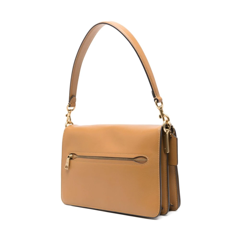 Coach Beige Schoudertas met Overslag Beige Dames