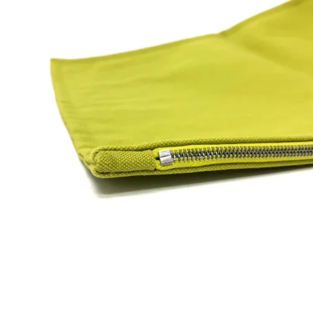 Hermès Vintage Pre-owned Fabric pouches Green Dames