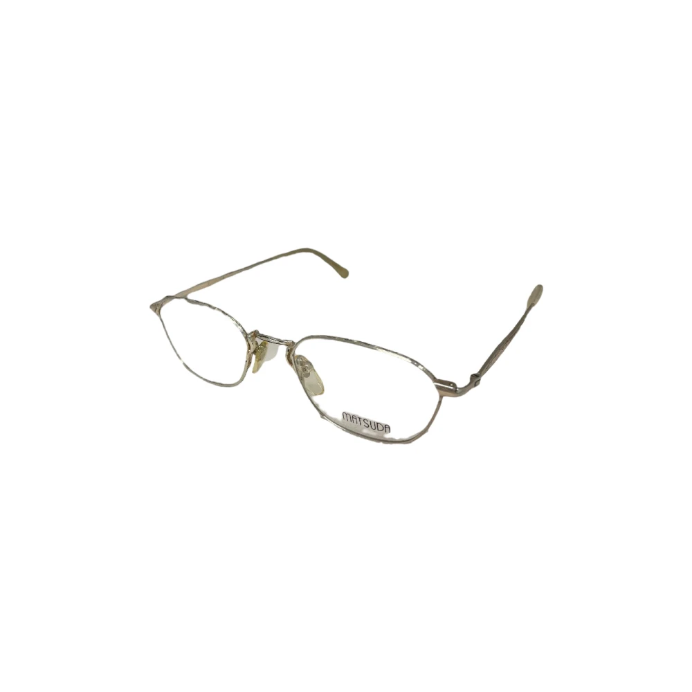 Matsuda Stijlvolle Bril met Functionaliteit Yellow Unisex