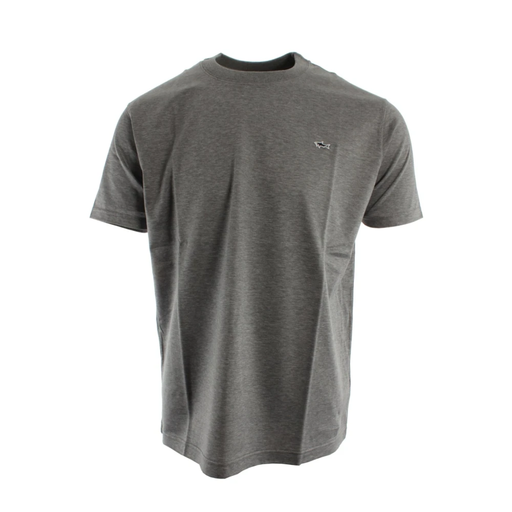 Paul & Shark Men's Gray T-Shirt - T-Shirts - 2XL - Tops