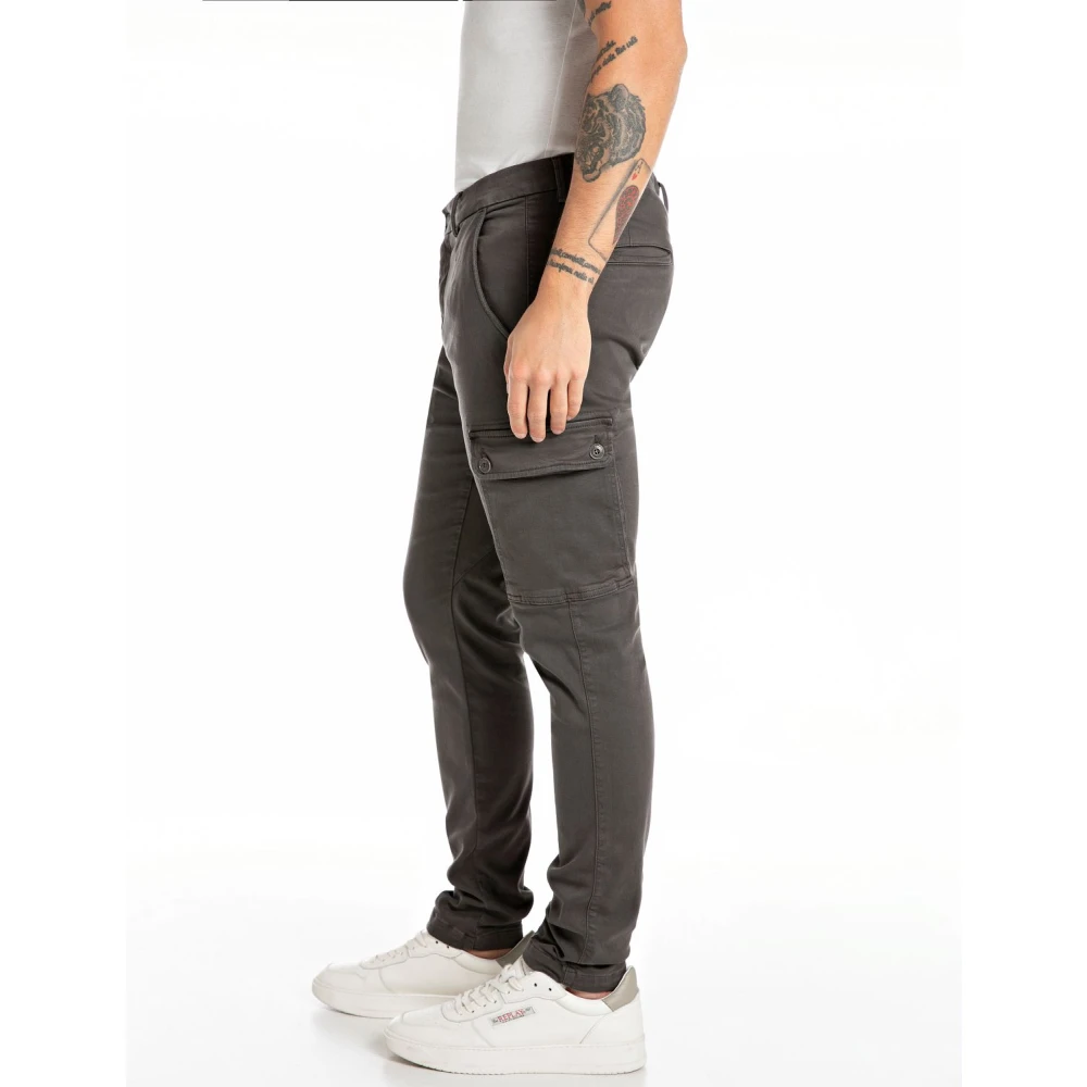 Replay Donkergrijze Jeans Gray Heren