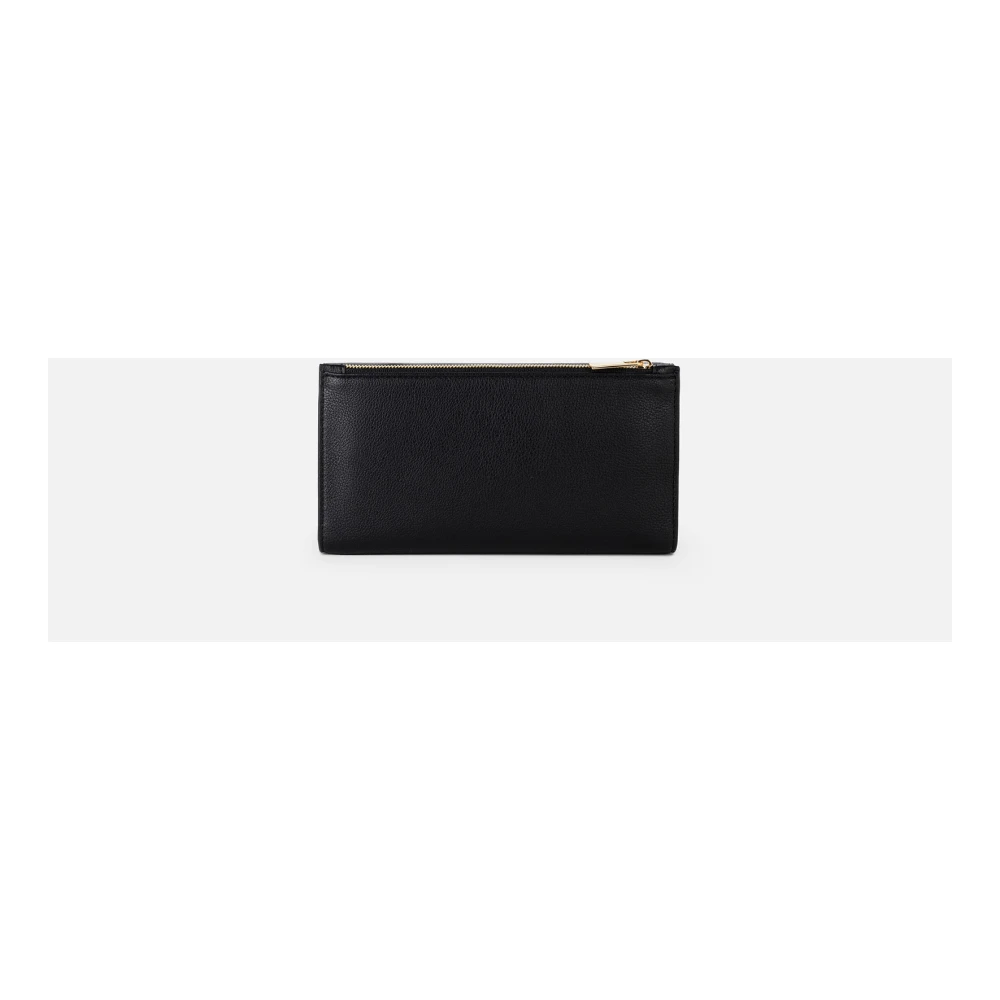Elisabetta Franchi Zwarte portemonnee met schouderband Black Dames
