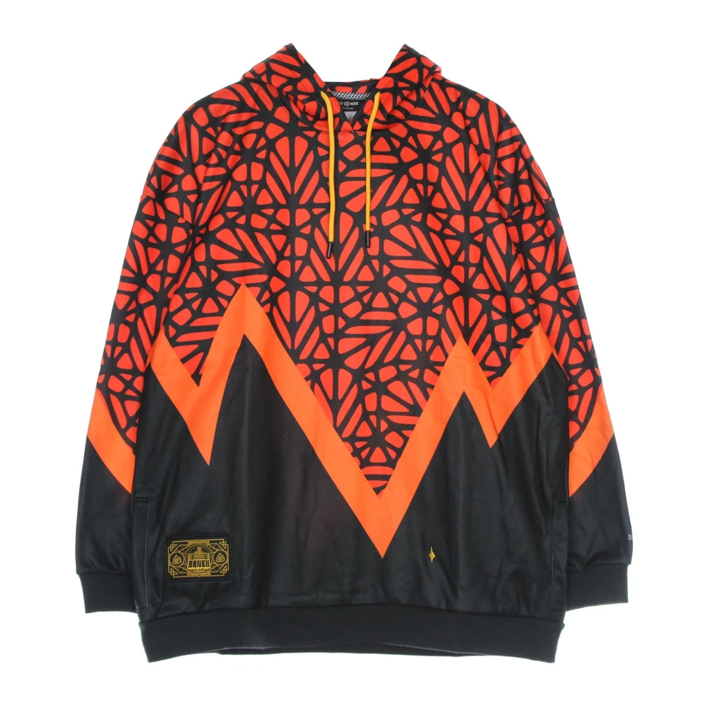 Dolly Noire Duomo Overturned Hoodie Rood Multicolor Heren