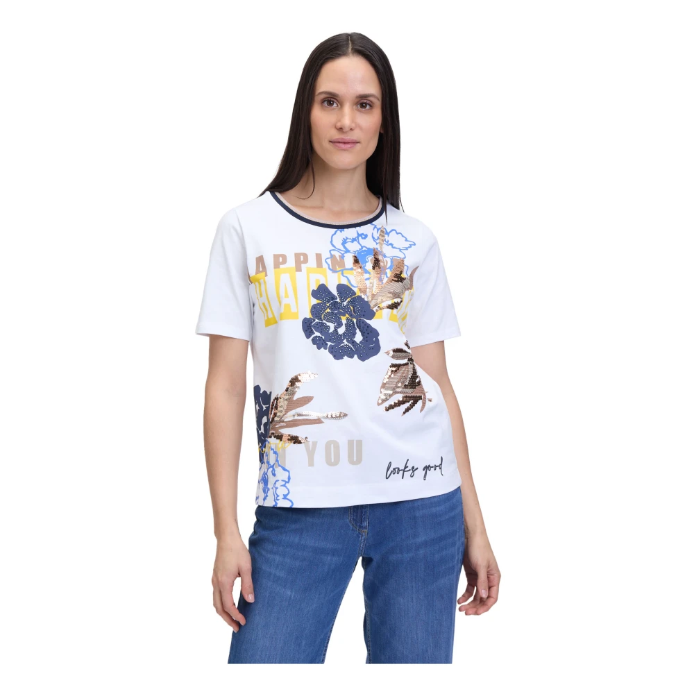 Betty Barclay Casual Shirt met Pailletten White Dames