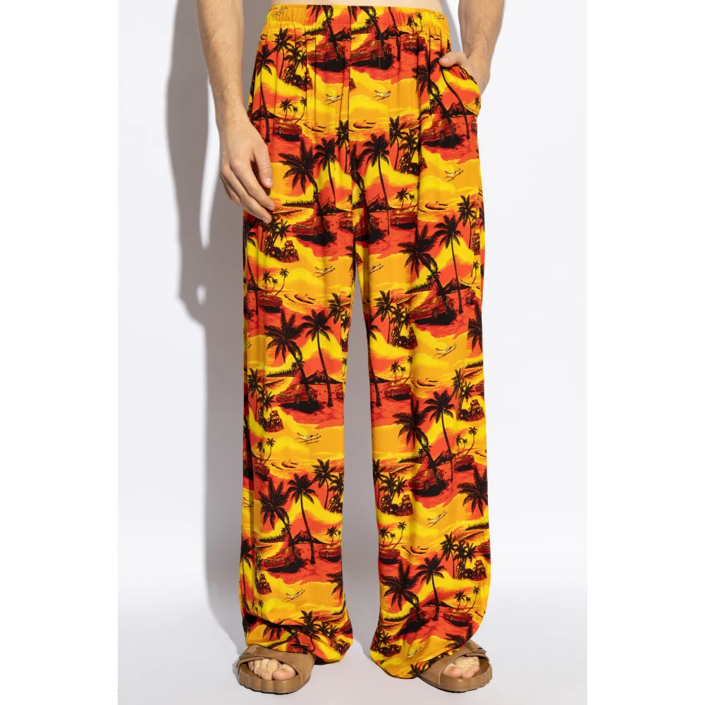 Balenciaga Broek met print Multicolor Heren
