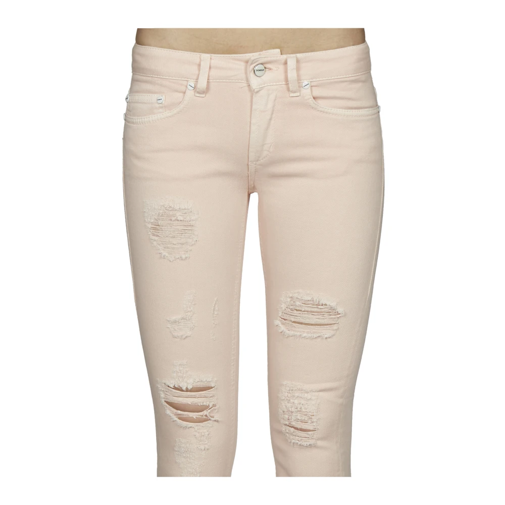 Dondup Denim Jeans Monroe Model Pink Dames